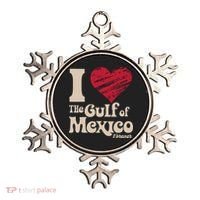 I Love The Gulf Of Mexico Forever Ornament thumb 0