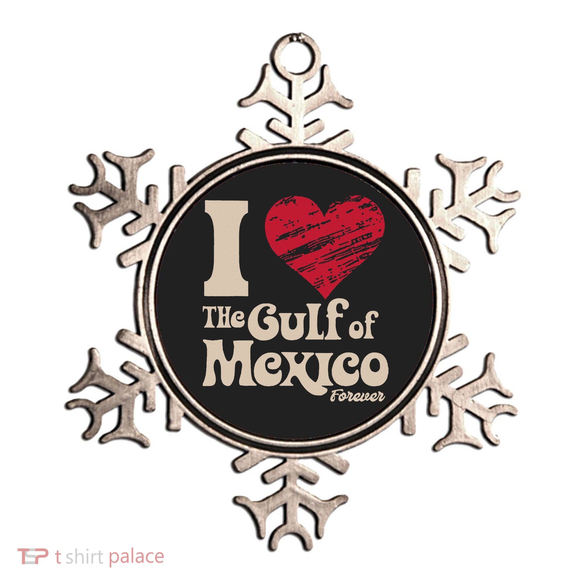 I Love The Gulf Of Mexico Forever Ornament