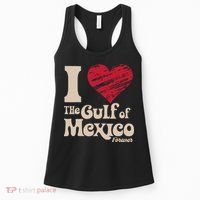 I Love The Gulf Of Mexico Forever Women's Tank Top thumb 0