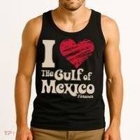 I Love The Gulf Of Mexico Forever Tank Top thumb 3