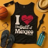 I Love The Gulf Of Mexico Forever Tank Top thumb 4