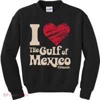 I Love The Gulf Of Mexico Forever Kids Sweatshirt thumb 0