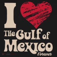 I Love The Gulf Of Mexico Forever Kids Sweatshirt thumb 2