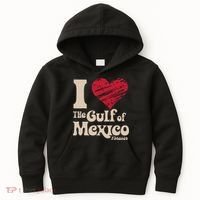 I Love The Gulf Of Mexico Forever Kids Hoodie thumb 0
