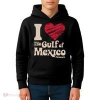 I Love The Gulf Of Mexico Forever Kids Hoodie thumb 4