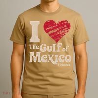 I Love The Gulf Of Mexico Forever T-Shirt thumb 3
