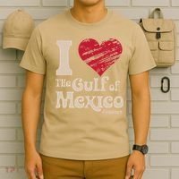 I Love The Gulf Of Mexico Forever T-Shirt thumb 6