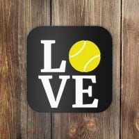 I Love Tennis Coaster thumb 0