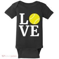 I Love Tennis Baby Bodysuit thumb 0