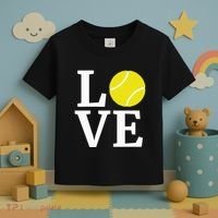 I Love Tennis Toddler T-Shirt thumb 3