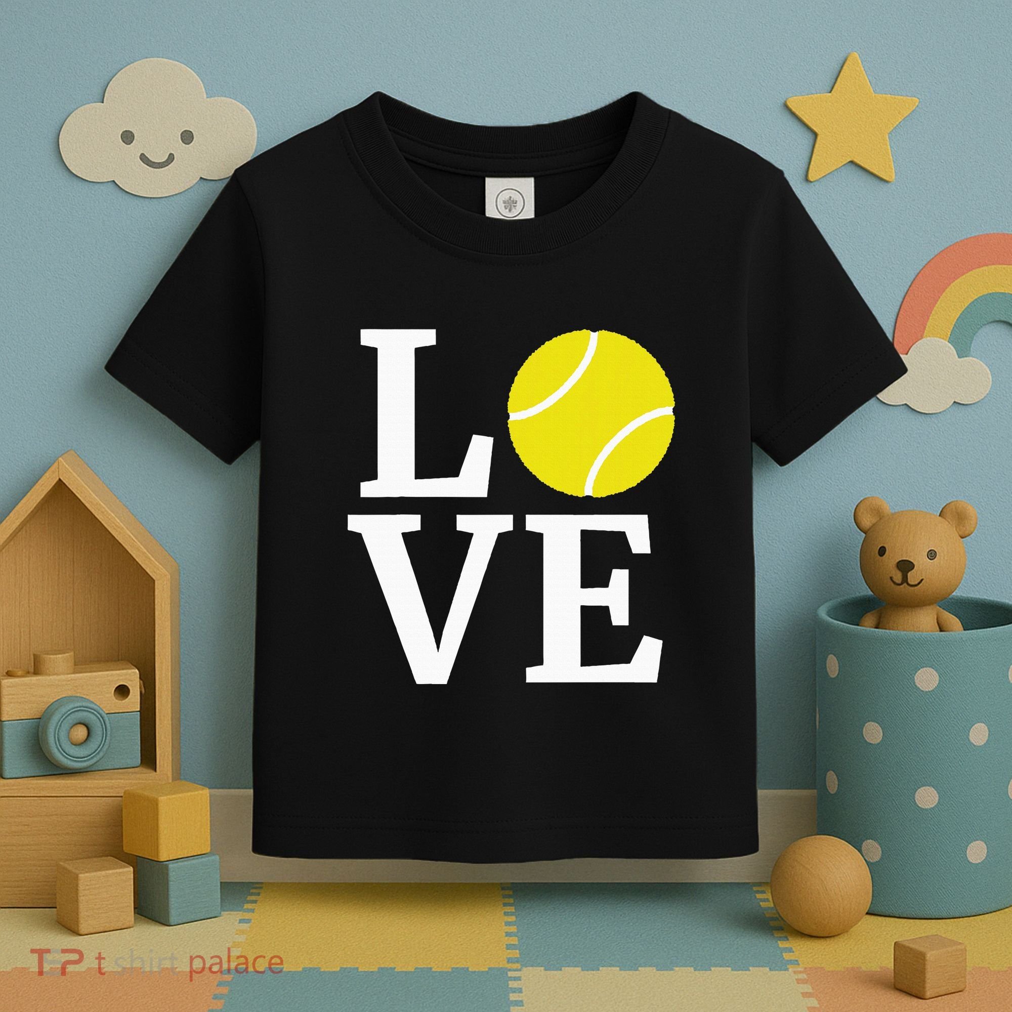 I Love Tennis Toddler T-Shirt