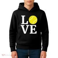 I Love Tennis Kids Hoodie thumb 4