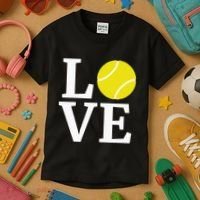 I Love Tennis Kids T-Shirt thumb 3