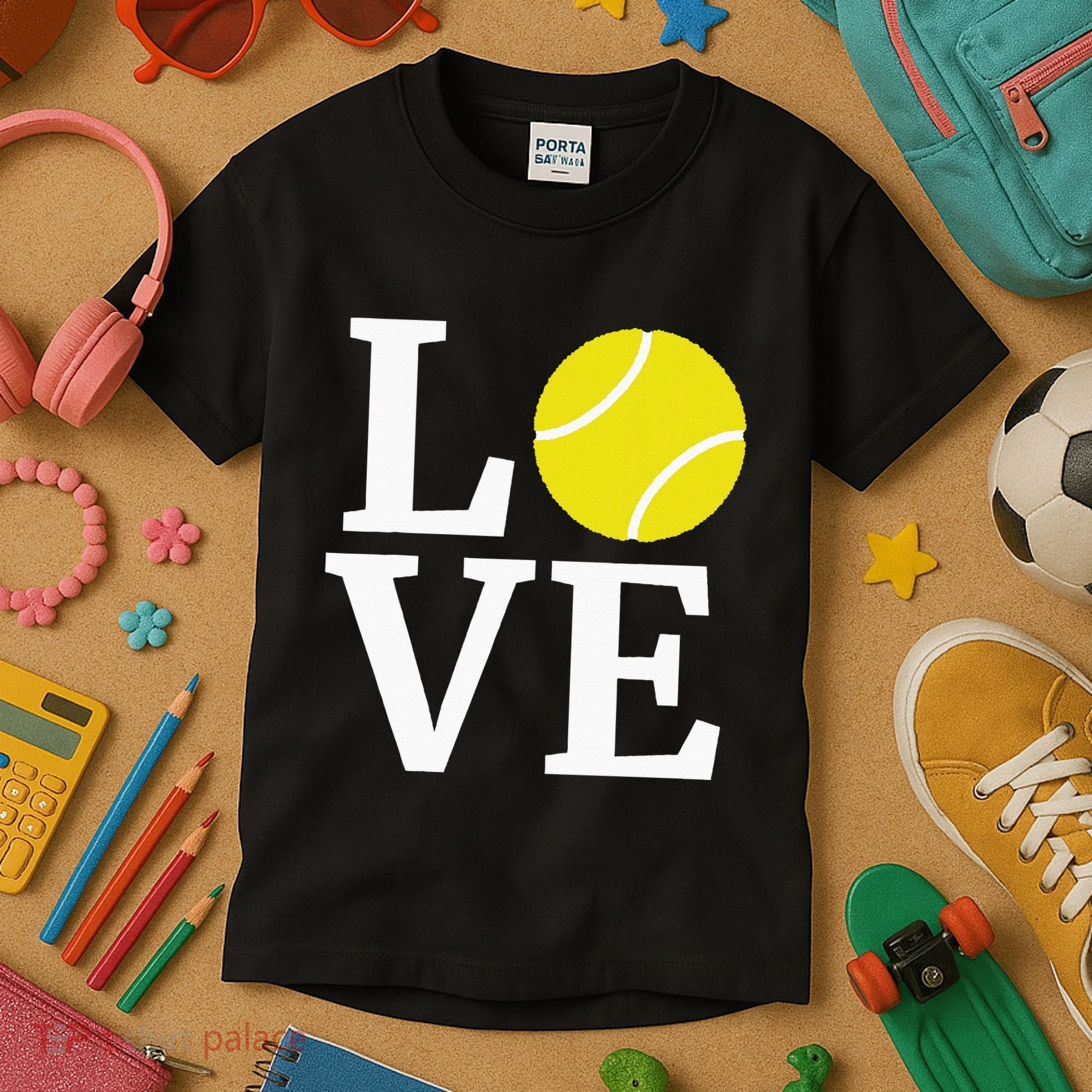 I Love Tennis Kids T-Shirt
