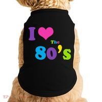 I Love the 80's Doggie Tank thumb 0