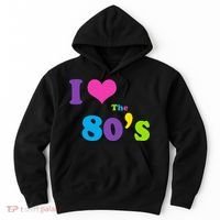 I Love the 80's Hoodie thumb 0