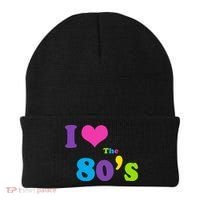 I Love the 80's Beanie thumb 0