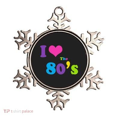 I Love the 80's Ornament
