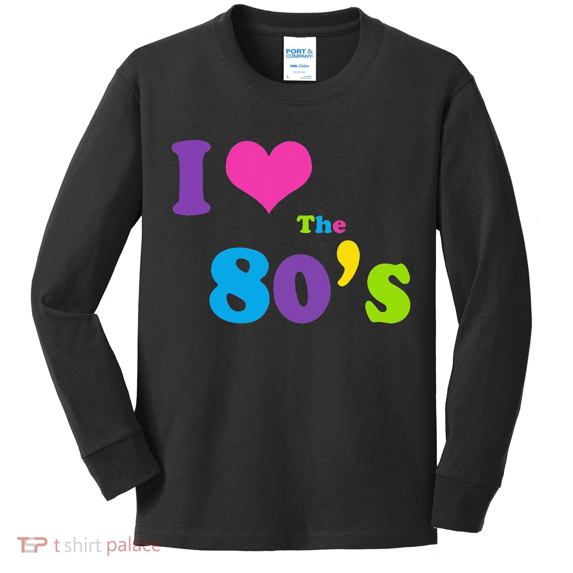 I Love the 80's Kids Long Sleeve Shirt