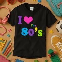 I Love the 80's Kids T-Shirt thumb 3