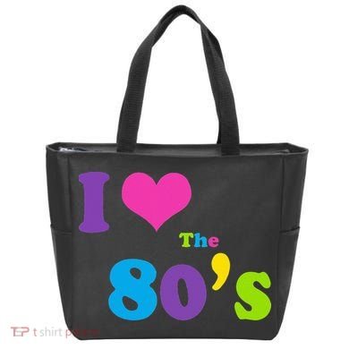I Love the 80's Tote Bag