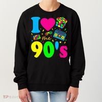 I Love the 90's Nineties Party Dress Retro Women's Sweatshirt thumb 0