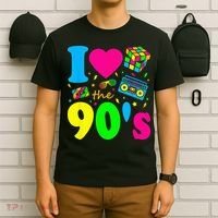 I Love the 90's Nineties Party Dress Retro T-Shirt thumb 6