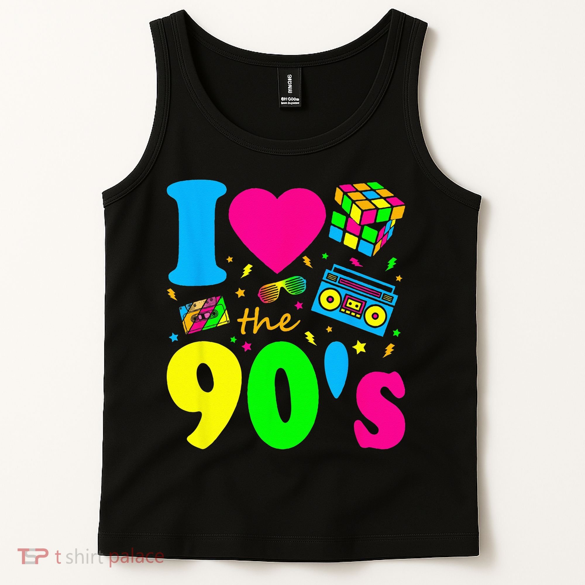 I Love the 90's Nineties Party Dress Retro Tank Top