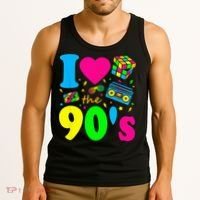 I Love the 90's Nineties Party Dress Retro Tank Top thumb 3