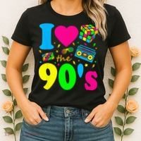 I Love the 90's Nineties Party Dress Retro Women's T-Shirt thumb 2