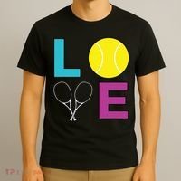 I Love Tennis Tennis Player T-Shirt thumb 3