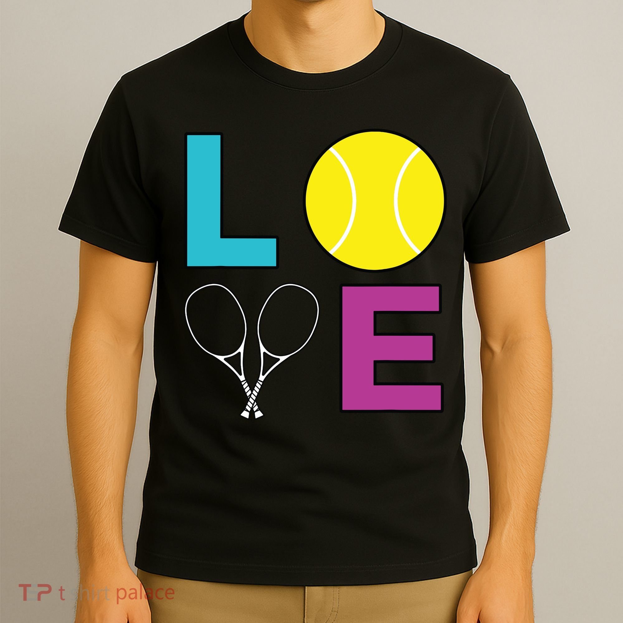 I Love Tennis Tennis Player T-Shirt