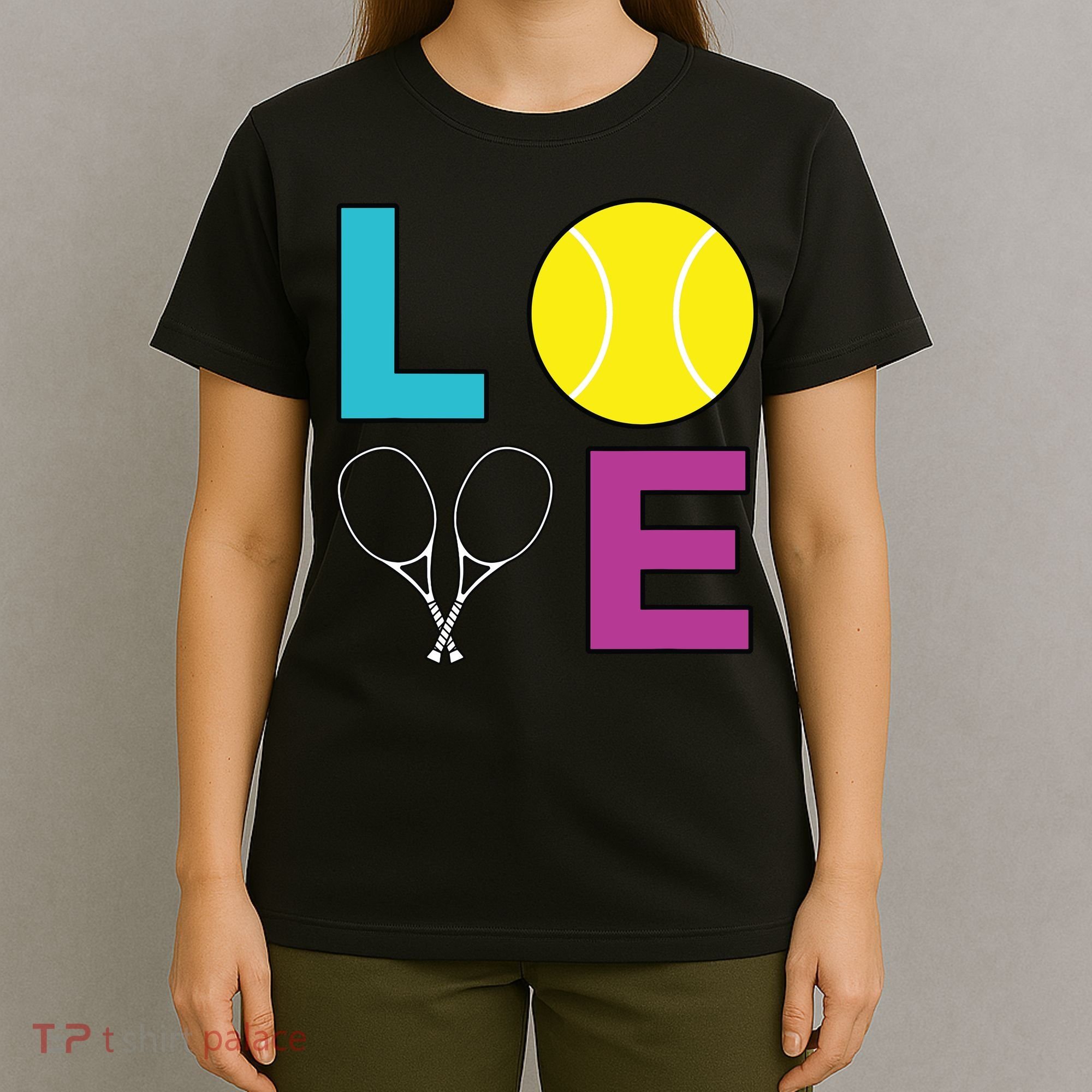 I Love Tennis Tennis Player T-Shirt