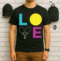 I Love Tennis Tennis Player T-Shirt thumb 6
