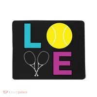 I Love Tennis Tennis Player Mousepad thumb 0