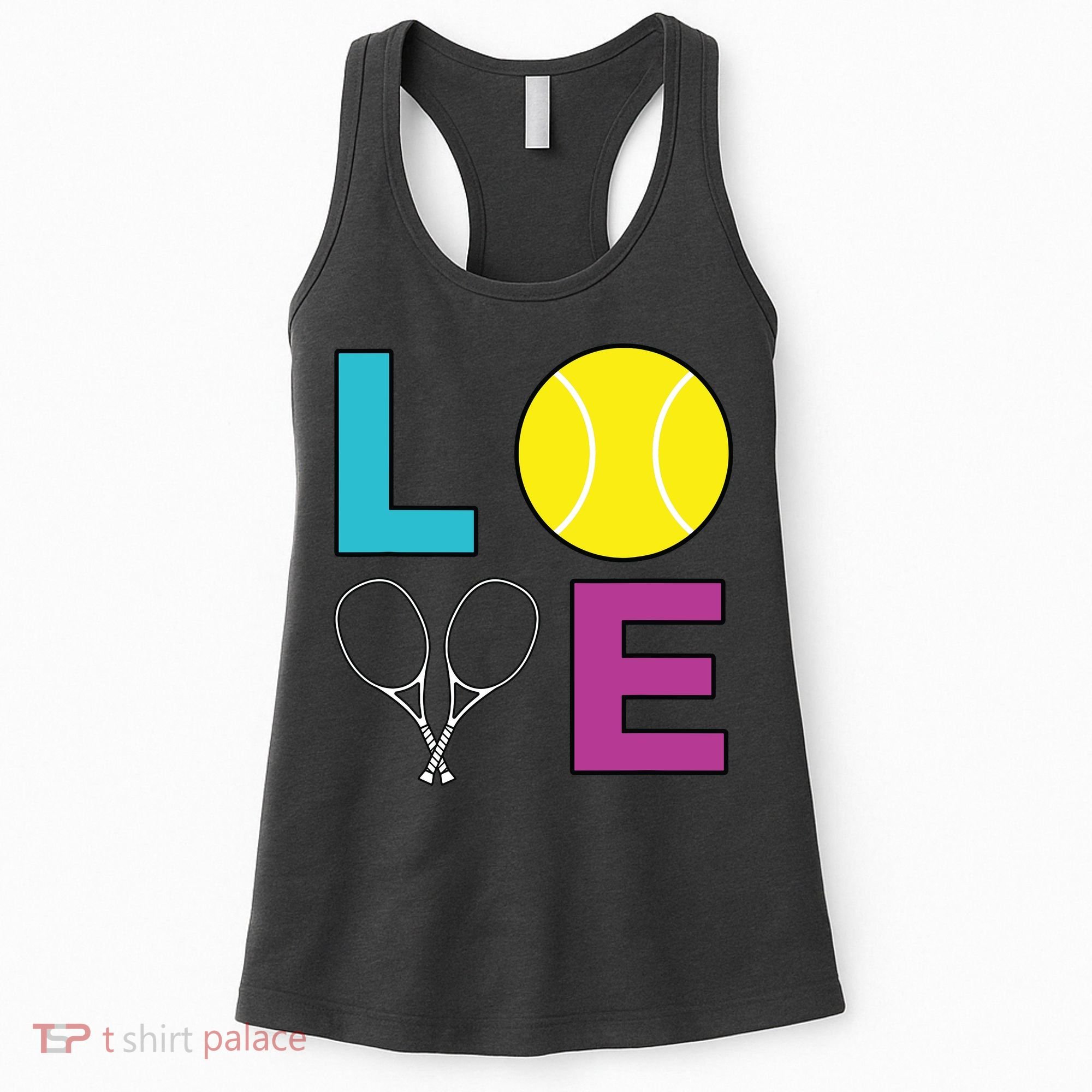 I Love Tennis Tennis Player Women's Tank Top
