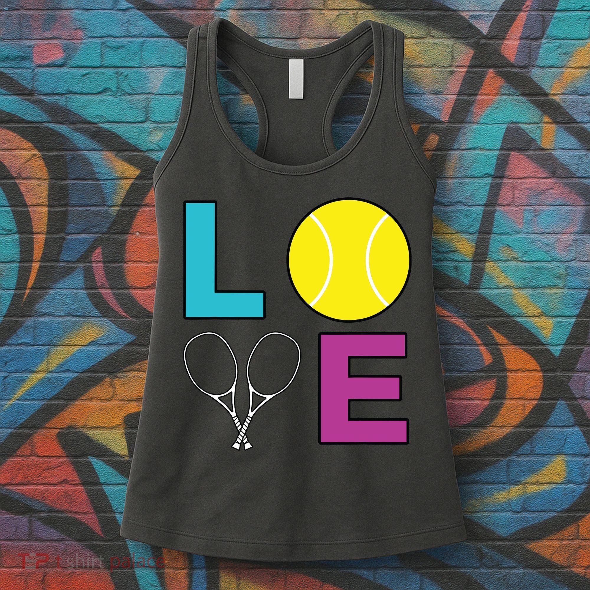 I Love Tennis Tennis Player Women's Tank Top