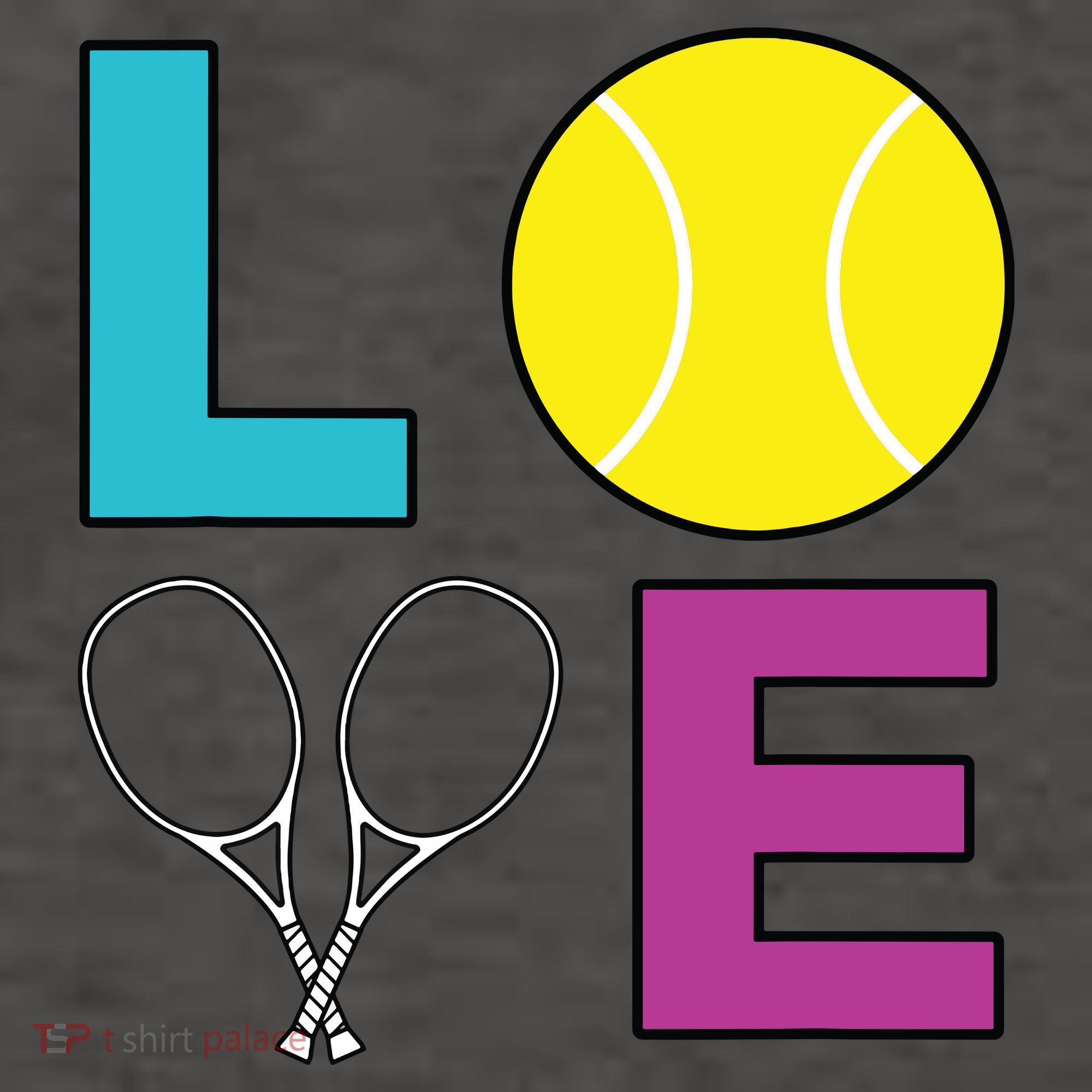I Love Tennis Tennis Player Women's Tank Top