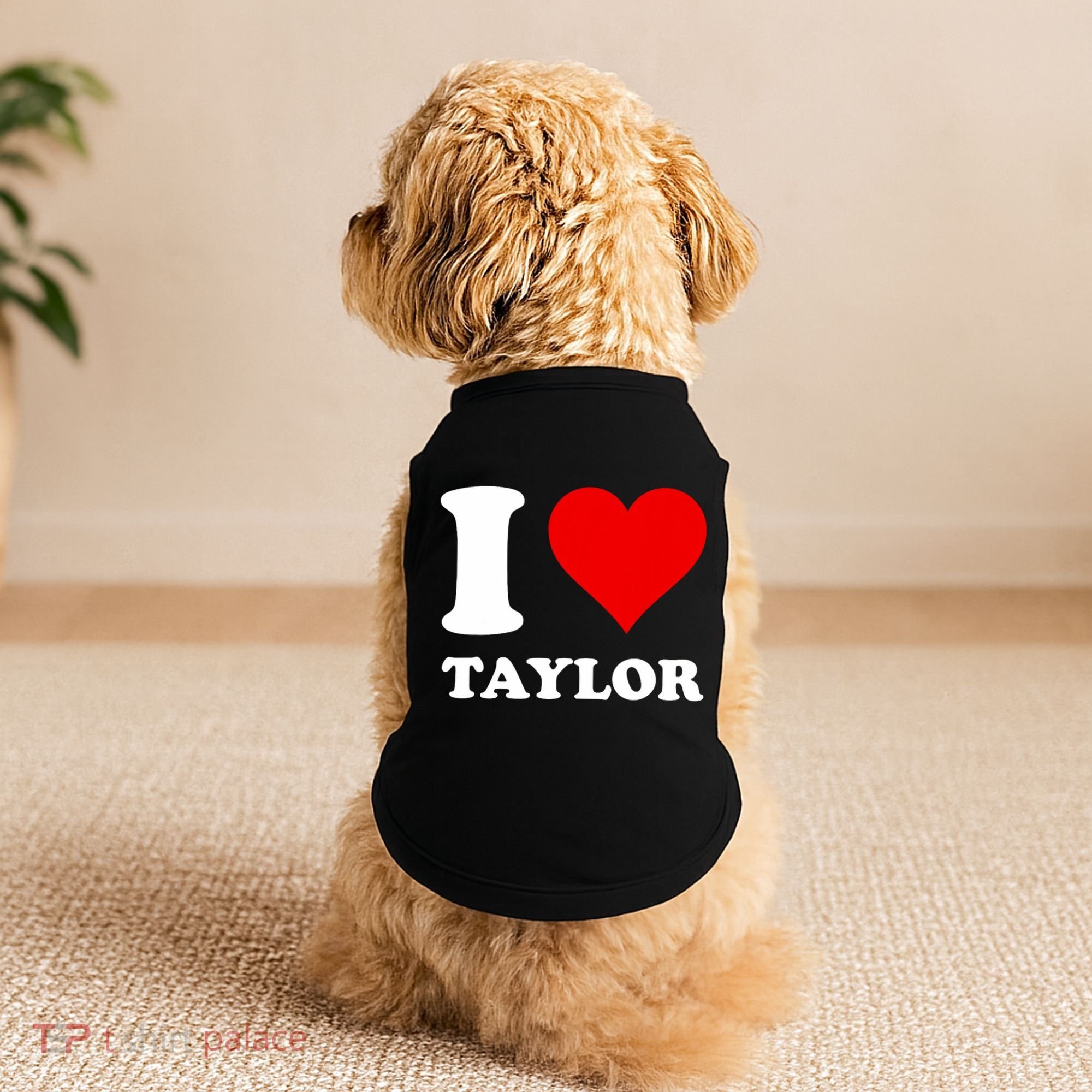 I Love Taylor Doggie Tank