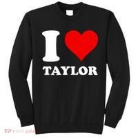 I Love Taylor Sweatshirt thumb 0