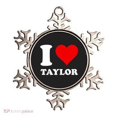 I Love Taylor Ornament