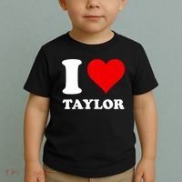 I Love Taylor Toddler T-Shirt thumb 2
