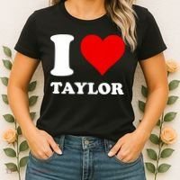 I Love Taylor Women's T-Shirt thumb 2
