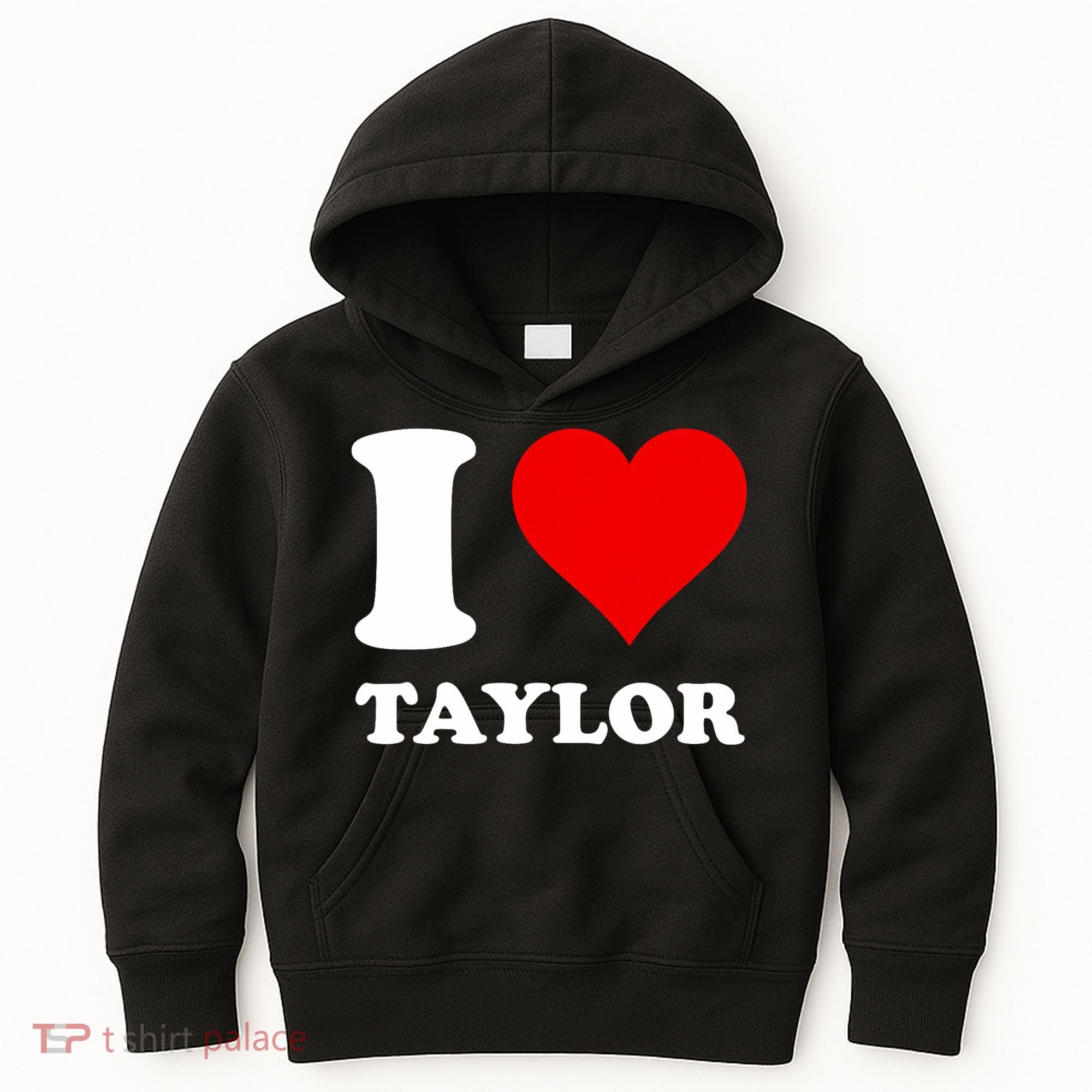 I Love Taylor Kids Hoodie