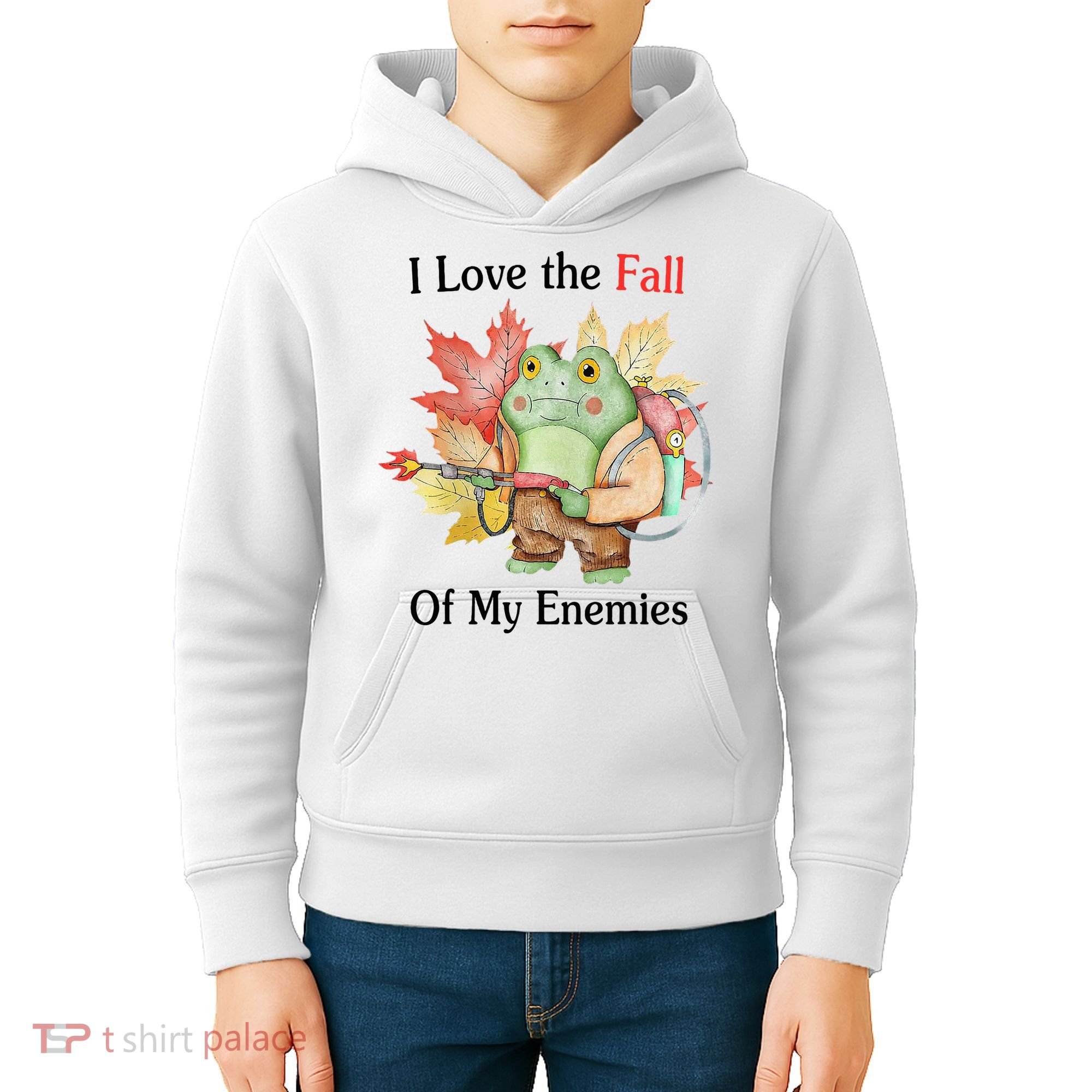I Love The Fall Of My Enemies Kids Hoodie