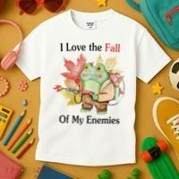 I Love The Fall Of My Enemies Kids T-Shirt thumb 3