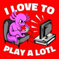 I Love To Play A Lotl Axolotl Gamesolotl Funny Gamer Women's Tank Top thumb 5