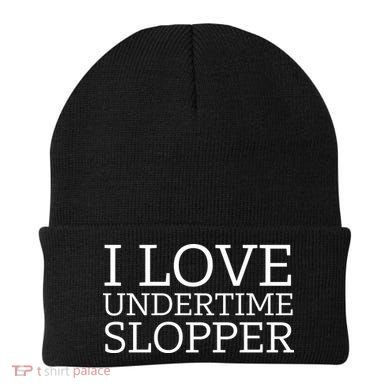 I Love Undertime Slopper Funny Meme Beanie