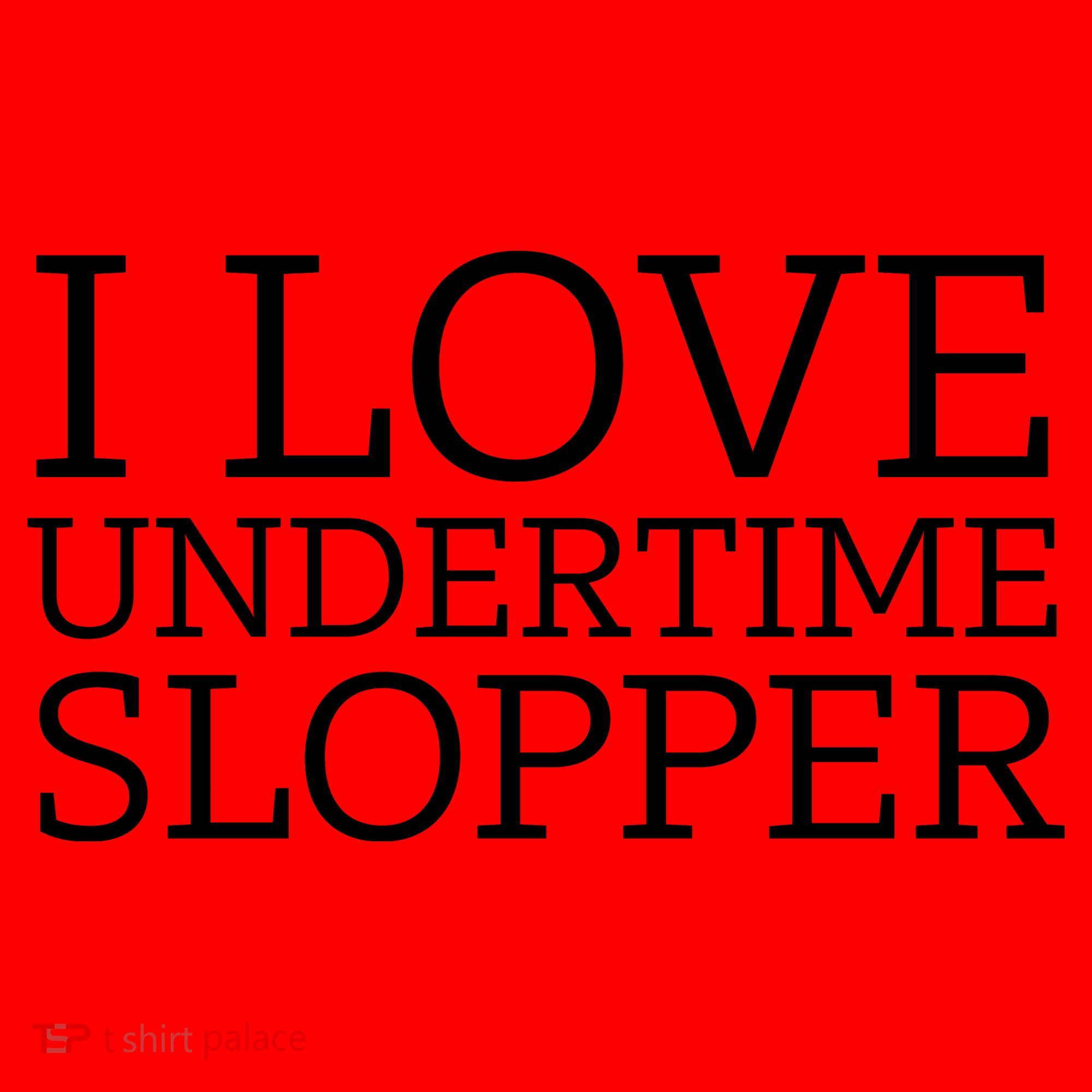 I Love Undertime Slopper Funny Meme Santa Hat
