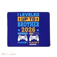 I Leveled Up To Brother 2026 Funny Big Brother Gamer Gift Mousepad thumb 0